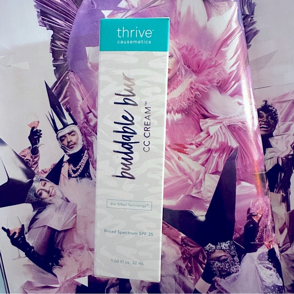 Thrive Causemetics CC Cream SPF 35 + Makeup Bag  YOU CHOOSE SHADE - Picture 3 of 10